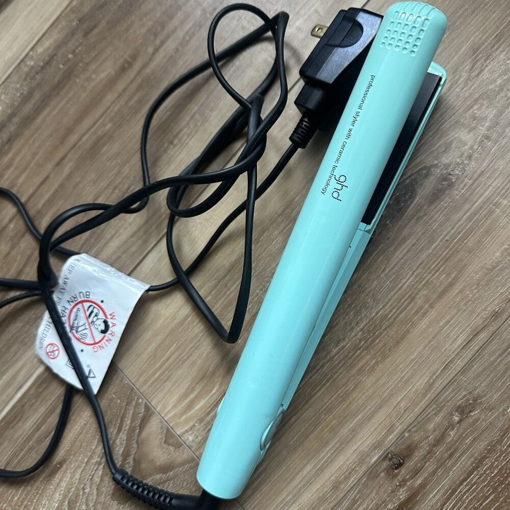 ghd Professional Styler 4.2B Mint Teal Ceramic Flat Iron Hair Straightener 1"